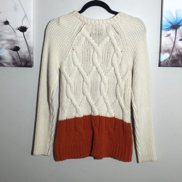 Michael Michael Kors Cable Knit Sweater, Two-Tone - Picture 5 of 8